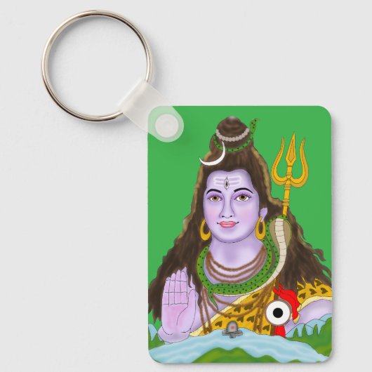 Lord Shiva Keychain キーホルダー (正面)