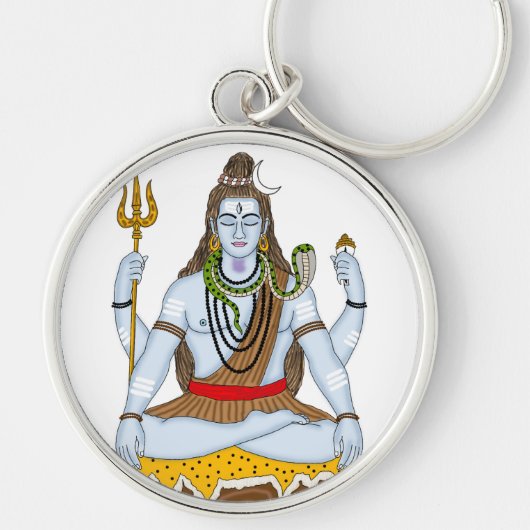 Lord Shiva Keychain キーホルダー (正面)