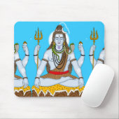 Lord Shiva Mouse Pad マウスパッド (マウス)