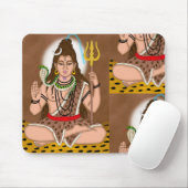 Lord Shiva Mouse Pad マウスパッド (マウス)