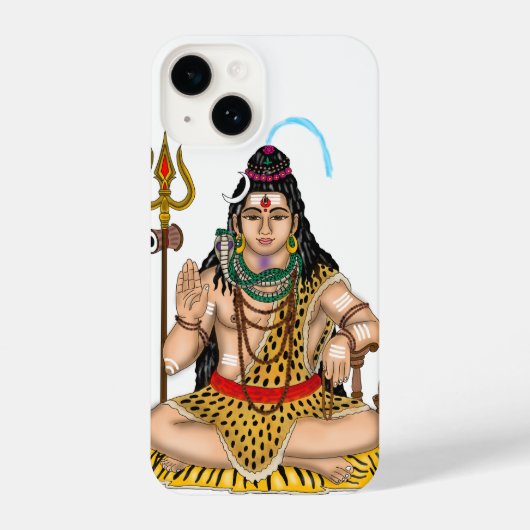 Lord Shiva Phone Cover iPhoneケース (裏面)