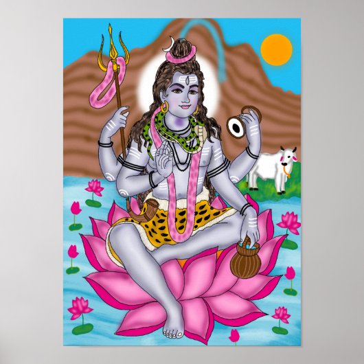 Lord Shiva Poster ポスター (正面)