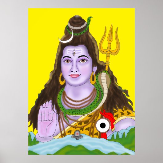 Lord Shiva Poster ポスター (正面)