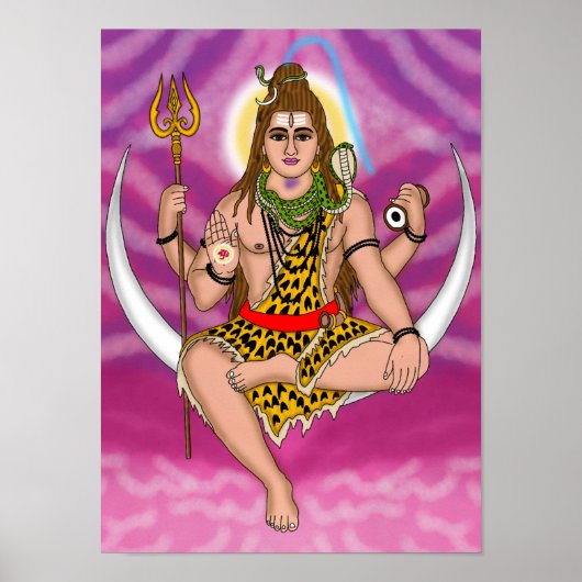 Lord Shiva Poster ポスター (正面)