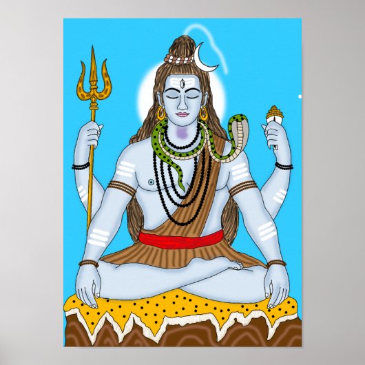Lord Shiva Poster ポスター (正面)
