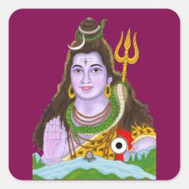 Lord Shiva Sticker スクエアシール