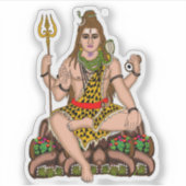 Lord Shiva Stickers シール (正面)