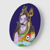 Lord Shiva Wall Clock ラージ壁時計 (傾斜)