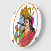 Lord SitaRam Clock ラージ壁時計 (傾斜)