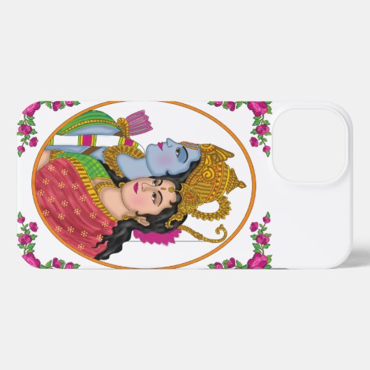 Lord Sitaram Phone Cover iPhoneケース (裏面横)
