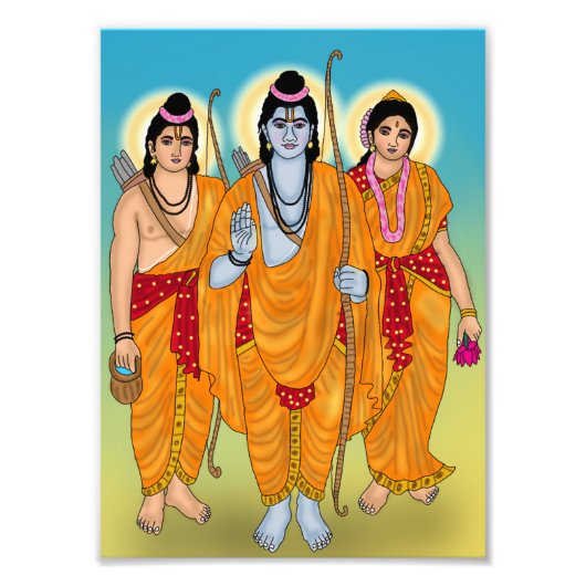 Lord Sitaram Poster フォトプリント (正面)