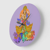 Lord Surya Phone Clock ラージ壁時計 (傾斜)