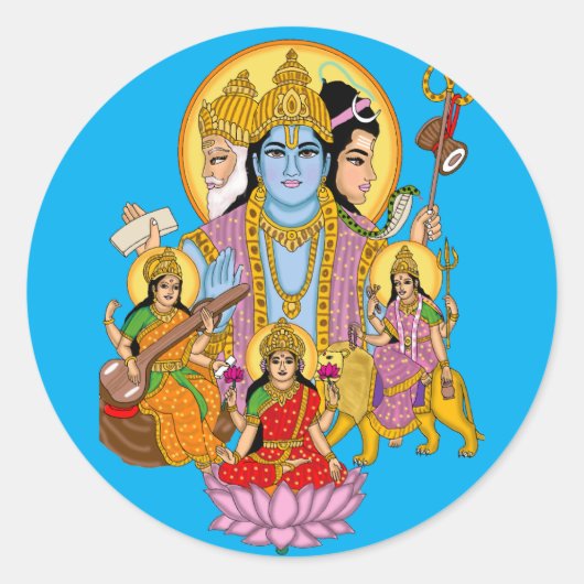 Lord Trinity Sticker ラウンドシール (正面)