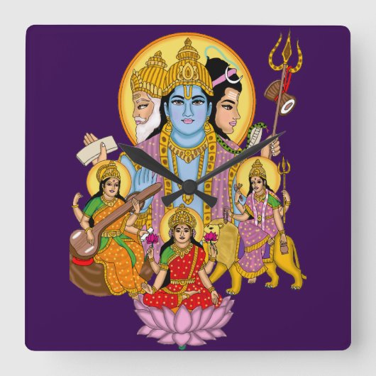 Lord Trinity Wall Clock スクエア壁時計 (正面)