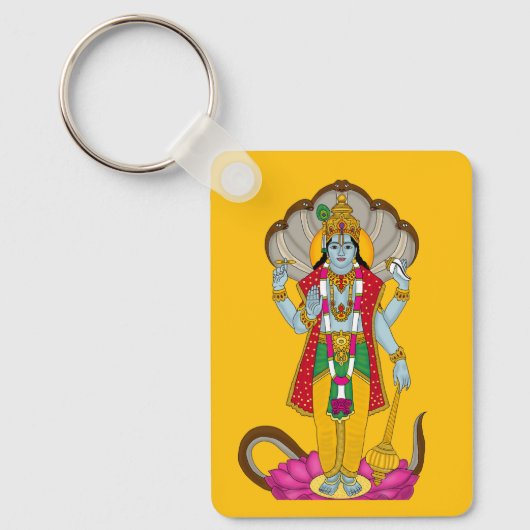 Lord Vishnu Keychain キーホルダー (正面)