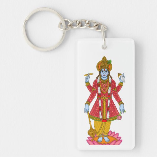 Lord Vishnu Keychain  キーホルダー (正面)