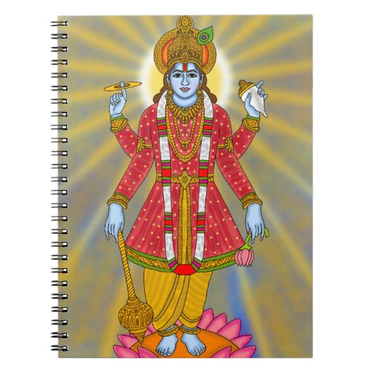 Lord Vishnu notebook ノートブック (正面)