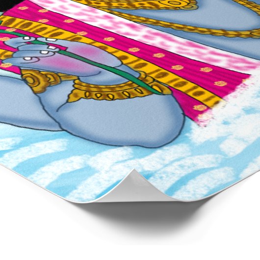 Lord Vishnu Poster ポスター (角)