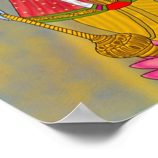 Lord Vishnu Poster ポスター (角)