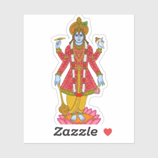 Lord Vishnu Sticker シール (シート)
