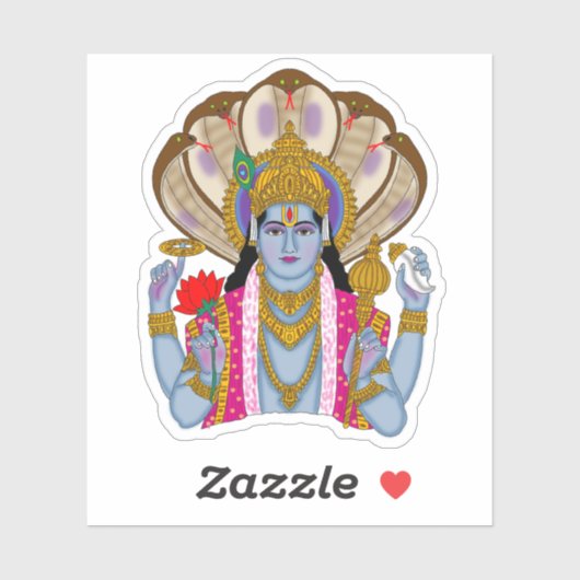 Lord Vishnu Stickers シール (シート)