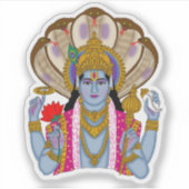 Lord Vishnu Stickers シール (正面)