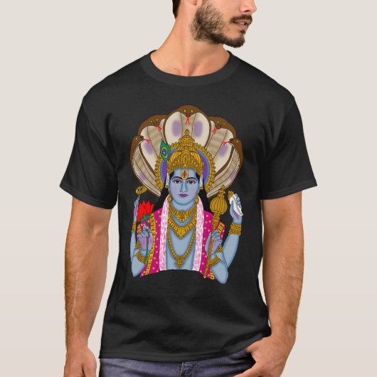 Lord Vishnu T-Shirt Tシャツ (正面)