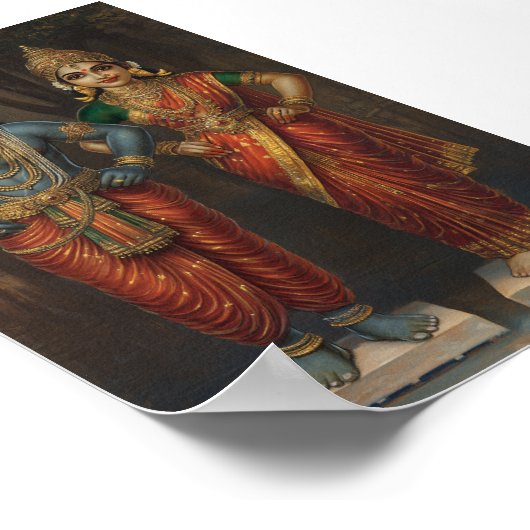 Lord VitthalとRakhumai Deviのポスター ポスター (角)