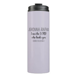  Lord Who Heals Light Purple Simple Christian タンブラー