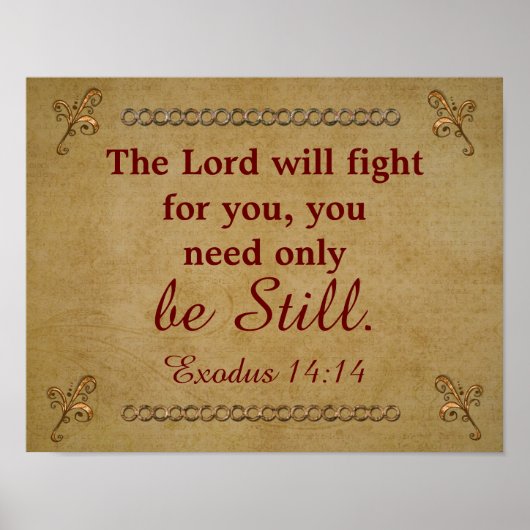 Lord will fight for you -Exodus - art Print ポスター (正面)