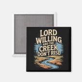 Lord WillyとCreek Don't Rise Tシャツ。 マグネット (正面/裏面)