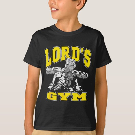 Lords Gym - Lord's The Sin Of World Jesus Tシャツ (正面)