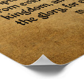 Lord's Prayer (Our Father...) ポスター (角)