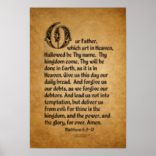 Lord's Prayer (Our Father...) ポスター