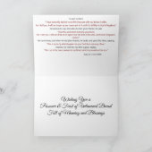 Lord's Supper: Christian Passover Card カード (内部)