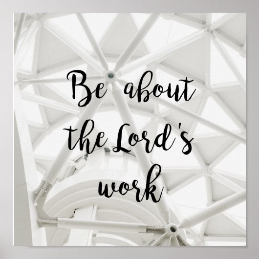 Lord's Work – 写真カスタムポスター ポスター (正面)