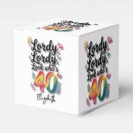 Lordy Lordy Look Who’s 40 Birthday Party フェイバーボックス