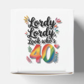 Lordy Lordy Look Who’s 40 Birthday Party フェイバーボックス (上部)