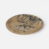 Lordy Lordy Look Who's 40誕生日・バルーン ペーパープレート (アングル)