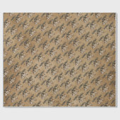 Lordy Lordy Look Who's 40誕生日・バルーン ラッピングペーパー (フラット)