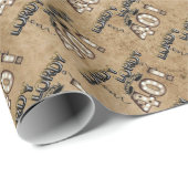 Lordy Lordy Look Who's 40誕生日・バルーン ラッピングペーパー (ロールコーナー)