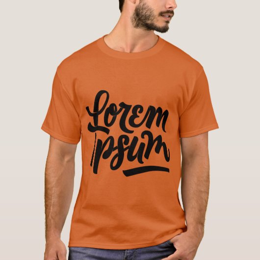 Lorem Ipsum フレンド Tシャツ (正面)
