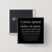 Lorem Ipsum 缶バッジ (正面&裏面)