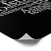 Lorem Ipsum Word Cloud - White version ポスター (角)