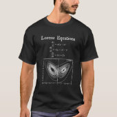 Lorenz Equations Chaos Butterfly Physics Math Teac Tシャツ (正面)