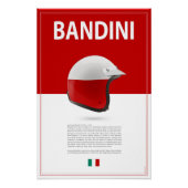 Lorenzo Bandini Helmet ポスター (正面)