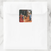 Lorenzo LottoによるRECANATI受胎告知 スクエアシール (バッグ)