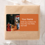 Lorenzo LottoによるRECANATI受胎告知 ラベル (インサイチュ)