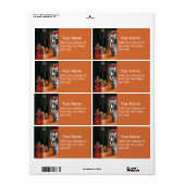 Lorenzo LottoによるRECANATI受胎告知 ラベル (フルシート)