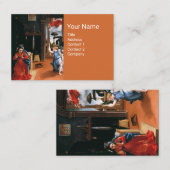 Lorenzo LottoによるRECANATI受胎告知 名刺 (正面/裏面)